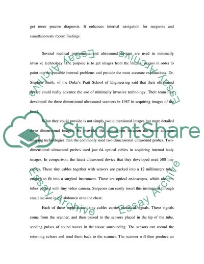 Advances in imaging and minimally invasive surgery