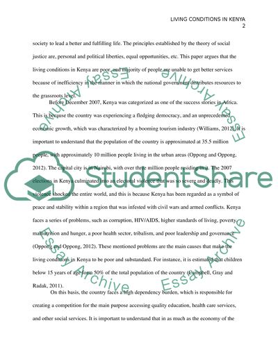 Living Conditions in Kenya