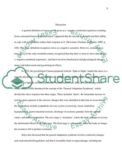 The Link Between Stress and Illness