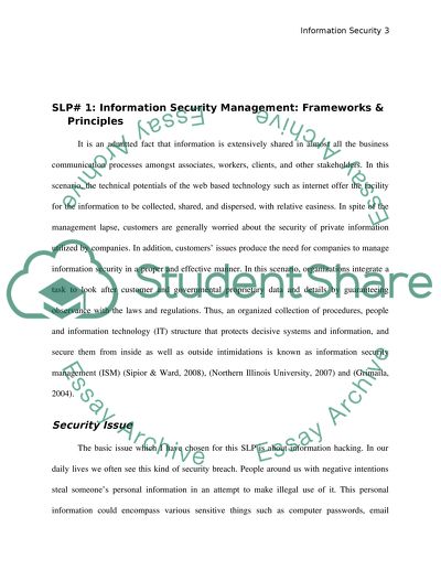 security awareness essay