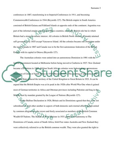 Britains Role In 20th Century International History