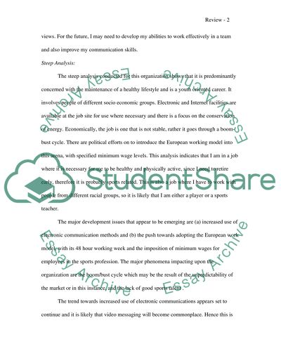 Personal development business studies