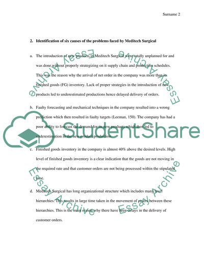 Meditech Surgical Case Analysis