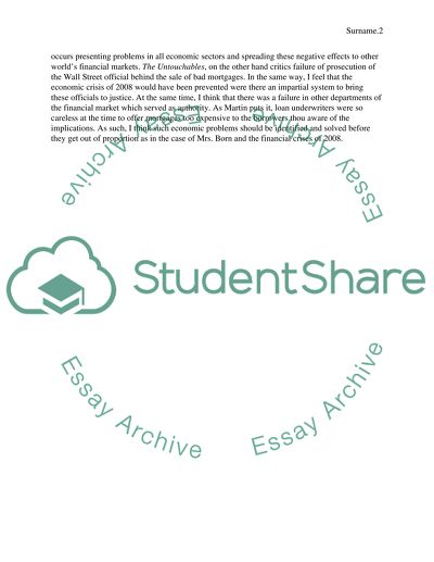 Analysis of The Warning vs. The Untouchable