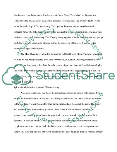 Chinas Historical Dynasties