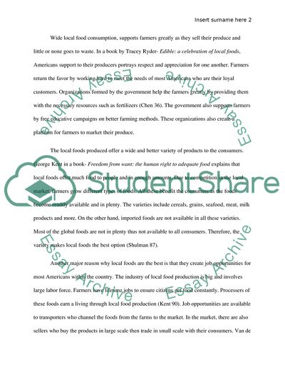 Local Food Is Not Always The Best Choice