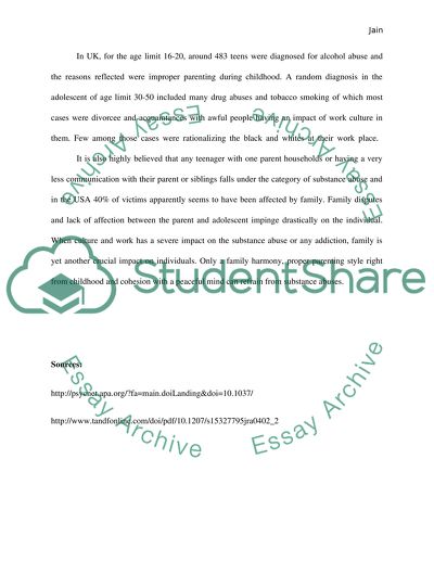 The impact of culture on substance abuse