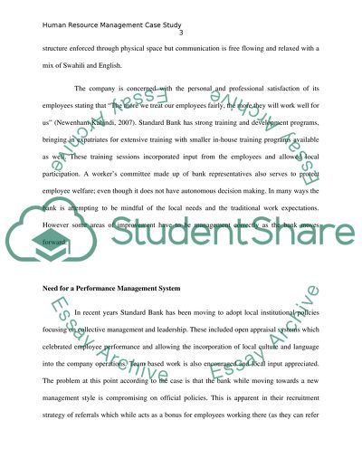 Human Resource Management in Multinational Banks in Tanzania