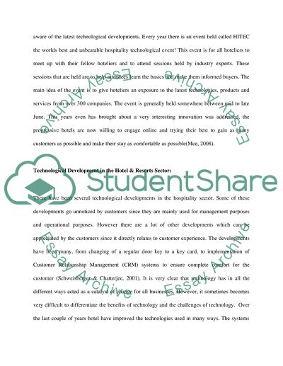 Benefits and Drawbacks of IT in the Hospitality Sector