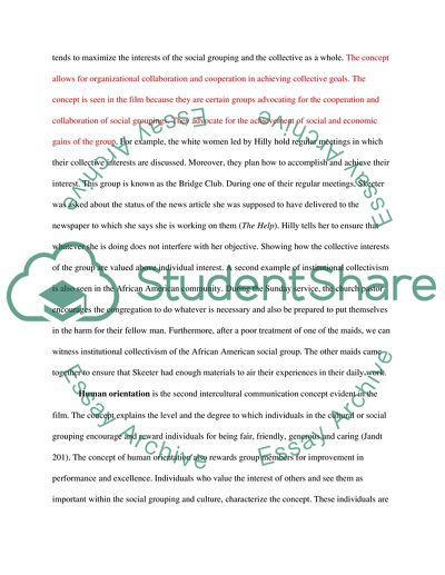 Analysis of the Movie The Help