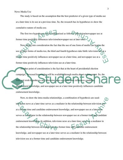 The Relationship between Media and Polities