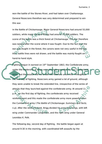 Battle of Chickamauga