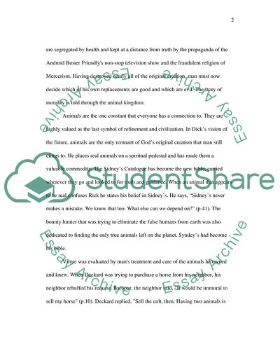 The Sacred World of Imagination: Do Androids Dream of Electric Sheep by Philip K. Dick