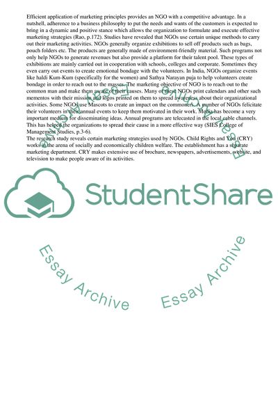 Management in Non-Government Organisations