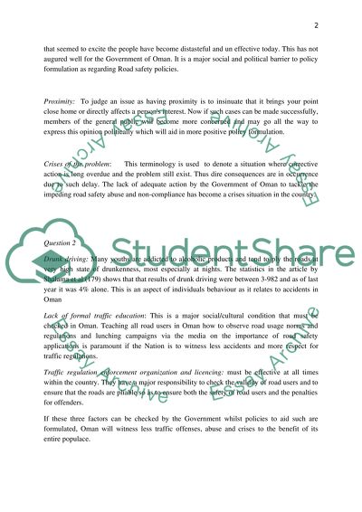 Public Policy Formation and Analysis