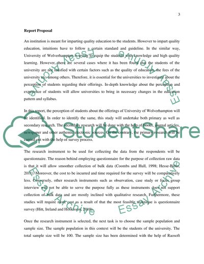 Perception of Students about the Offerings of University of Wolverhampton