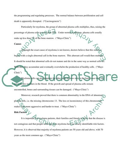 Cancer (carcinoma or sarcoma)