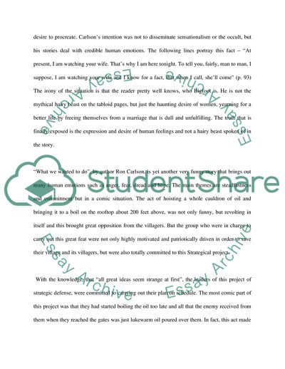 The Stories by Ron Carlson