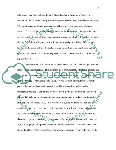 The Themes of the Body and Physical Experience Characterise Classic Urban Theory