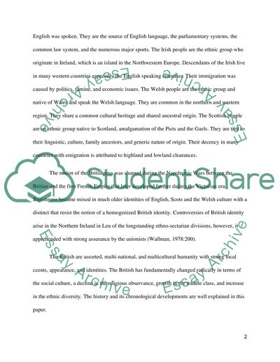 The Idea of Being British