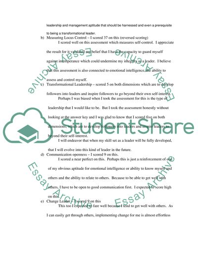 Main Leadership Insights