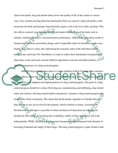 Drug Control Program