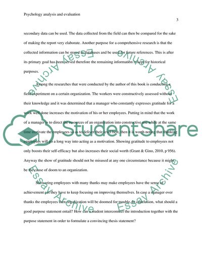 Analysis and evaluation of your assigned article see details