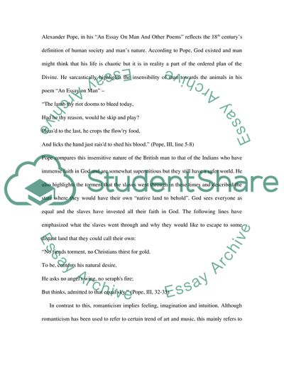 A Sensitive Response of the Eighteenth Century