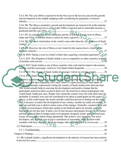 Development of Tourism in Saudi Arabia