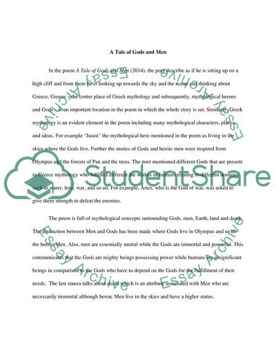 A Tale of Gods and Men by Pagan Paul - Mythological Concepts Surrounding Gods, Men, Earth, Land and Death