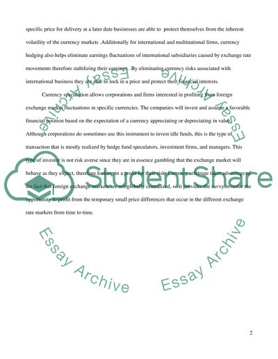 Foreign Exchange Markets and Globalization