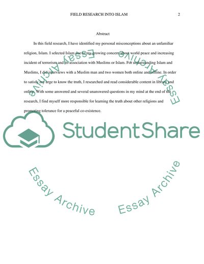 Unfamiliar Religion Tradition