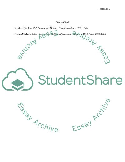 Argue against texting and driving