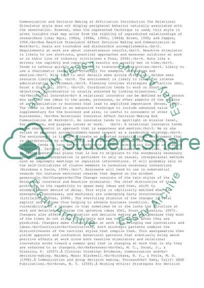 Communication and Decision Making OB & T (Mod4 SLP)