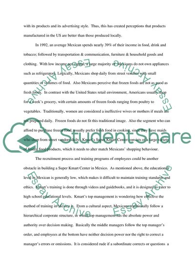 The Mexican Retail Environment