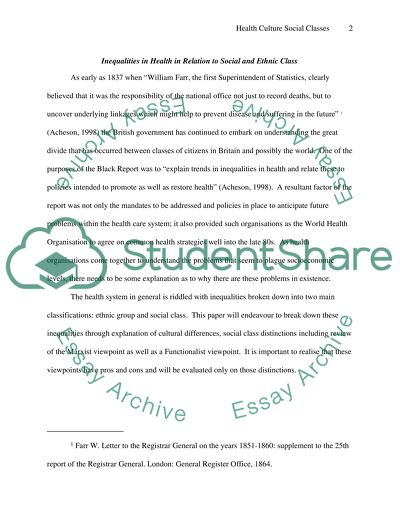 How Social Class and Ethnicity Contribute to Health Care Practices