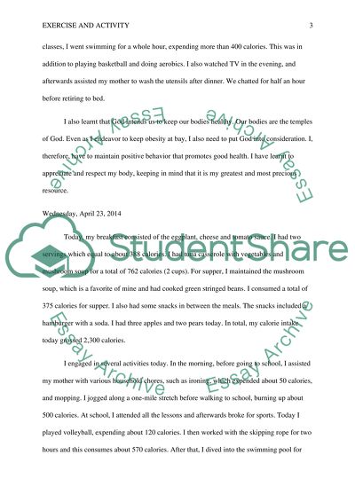 Exercise & Activitiy