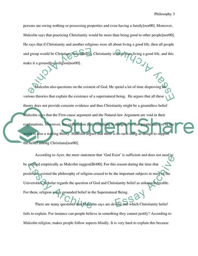 Religious Belief is Groundless