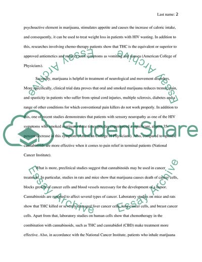 Marijuana Use Legalization