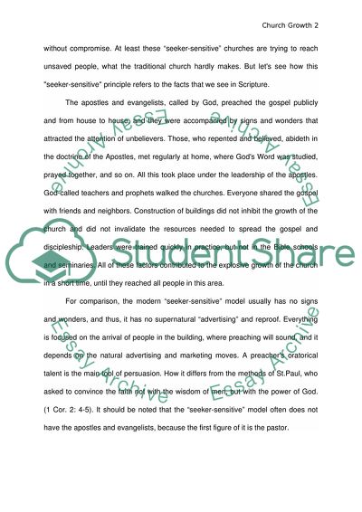 Fundamental Principles of Church Growth