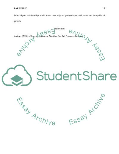 Changing American Families by Judy Aulette