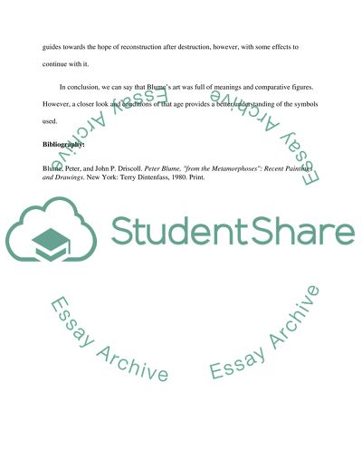 Analysis of The Rock Painting by Peter Blume