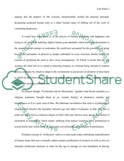 Socrates View on Freuds Civilization and Its Discontents