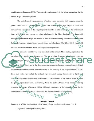 The Ancient Mayan Economics