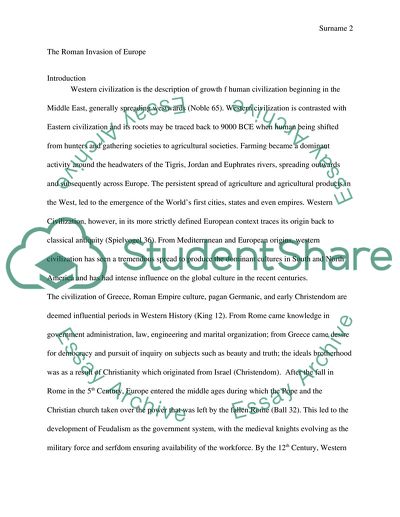 The Roman Invasion of europe