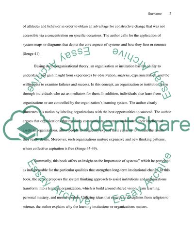 The Fifth Discipline: The Art and Practice of the Learning by Senge Peter