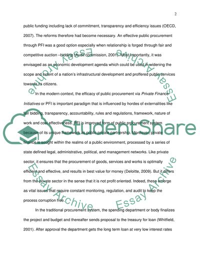 Private Finance Initiative