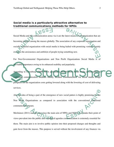 TechSoup Global and NetSquared: Helping Those Who Help Others