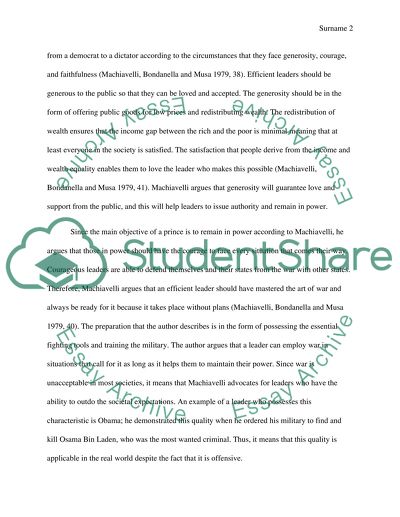 The Portable Machiavelli ( Edited and Translated by Peter Bondanella and Mark Musa)