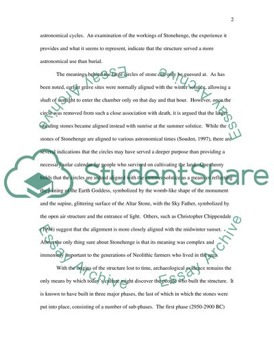 Analysis of Stone Henge